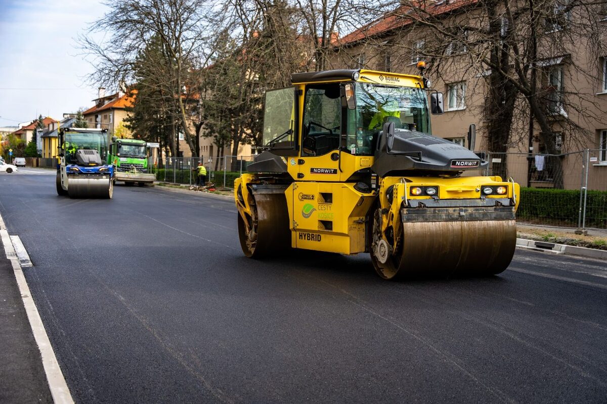 FOTO: Práce na Rastislavovej v Košiciach, foto 1