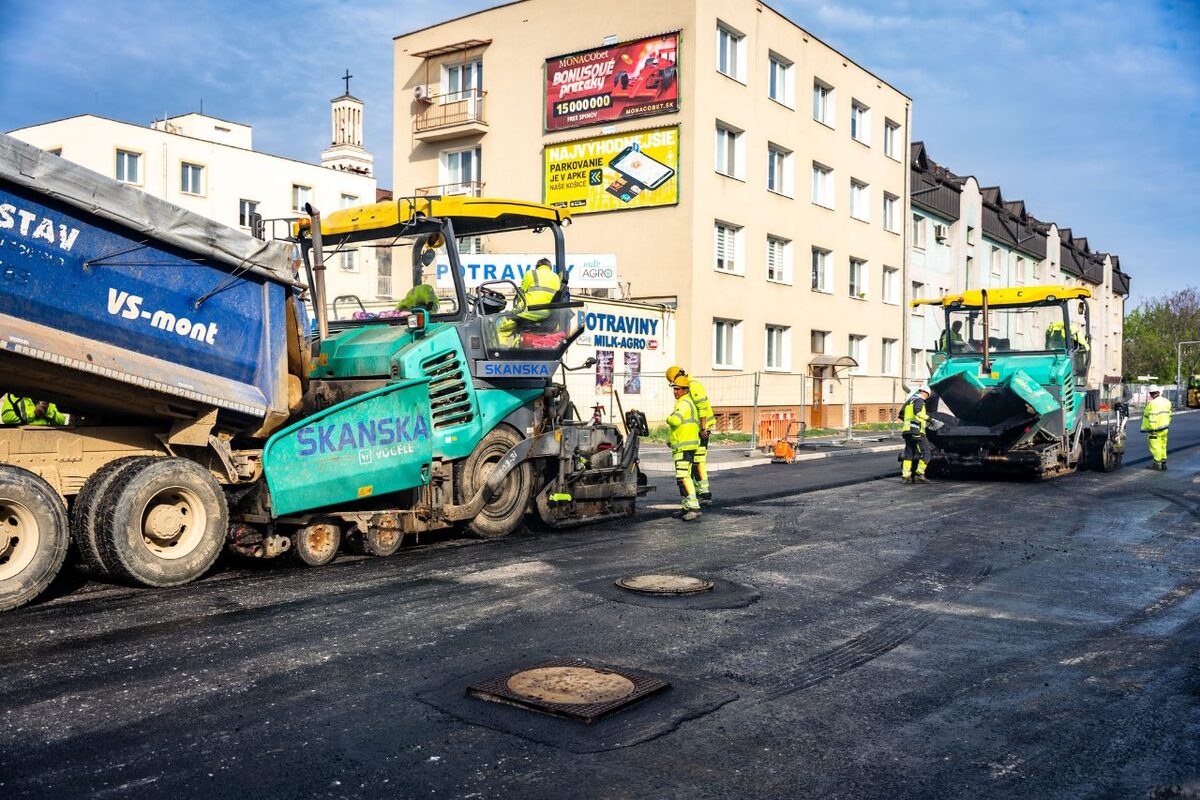 FOTO: Práce na Rastislavovej v Košiciach, foto 4