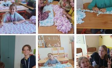 FOTO: Košickí žiaci vlastnoručne vyrobili darčeky pre najmenších pacientov