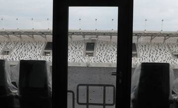 FOTO: Ako vyzerá výstavba Košickej futbalovej arény?