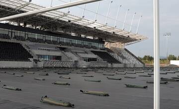 FOTO: Ako vyzerá výstavba Košickej futbalovej arény?