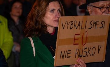 FOTO:  Protest proti novele týkajúcej sa RTVS v Košiciach