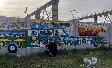 FOTO: Na Juhu vznikla ďalšia graffiti stena