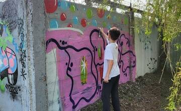 FOTO: Na Juhu vznikla ďalšia graffiti stena