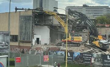 FOTO: Búracie práce v areáli bývalých Východoslovenských tlačiarní