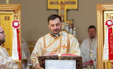 FOTO: Vysvätenie Sergija Sabova za nového kaplána farnosti Košice - Furča