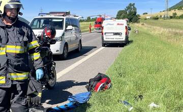 FOTO: Nehoda motorkára v Hrhove