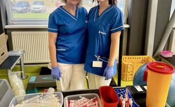 FOTO: Vo fitness klube v Moldave nad Bodvou sa konal mobilný odber krvi