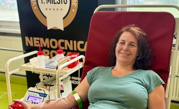 FOTO: Vo fitness klube v Moldave nad Bodvou sa konal mobilný odber krvi