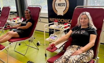 FOTO: Vo fitness klube v Moldave nad Bodvou sa konal mobilný odber krvi