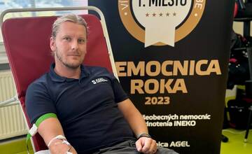 FOTO: Vo fitness klube v Moldave nad Bodvou sa konal mobilný odber krvi