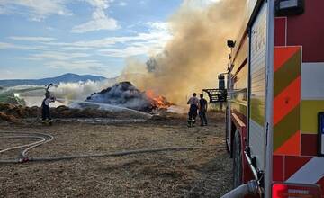 FOTO: Požiar poľa Čerhov
