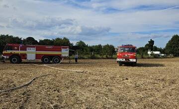 FOTO: Požiar poľa Čerhov