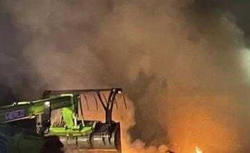 FOTO: Požiar poľa Čerhov