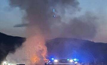 FOTO: Požiar poľa Čerhov