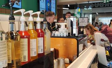 FOTO: Novootvorená kavireň Starbucks v Košiciach