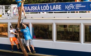 FOTO: Výletná loď Labe sa dostala do cieľa. Prebádajte na jej palube Zemplínsku Šíravu