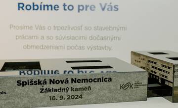 FOTO: Slávnostné začatie výstavby nového nemocničného pavilónu v Spišskej Novej Vsi