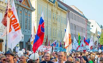 FOTO: Ako vyzeral Národný pochod za život? Prišlo až 40-tisíc účastníkov