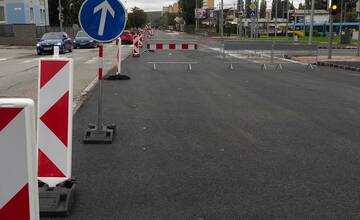 FOTO: Rekonštrukcia Watsonovej ulice v Košiciach