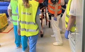 FOTO: Simulované cvičenie zdravotníkov v košickej Detskej fakultnej nemocnici