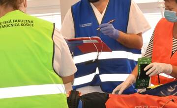 FOTO: Simulované cvičenie zdravotníkov v košickej Detskej fakultnej nemocnici