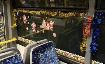 FOTO: Na košické cesty vyrazil Vianočný expres