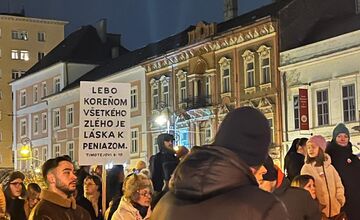 FOTO: Protest v Košiciach