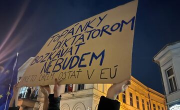 FOTO: Protest v Košiciach