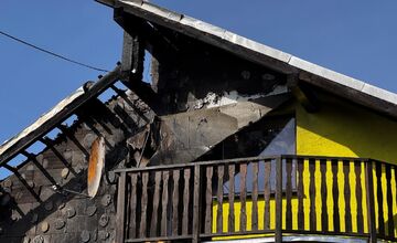 FOTO: Požiar rodinného domu v Margecanoch