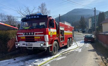 FOTO: Požiar rodinného domu v Margecanoch