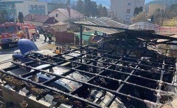 FOTO: Požiar rodinného domu v Margecanoch