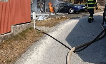 FOTO: Požiar rodinného domu v Margecanoch