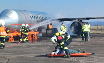 Záchranné zložky úspešne zvládli cvičenie na košickom letisku
