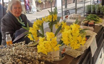 FOTO: Dominikánske námestie ožilo farbami, predajcovia vás vybavia na Veľkú noc