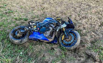 FOTO: Krajskí policajti zasahovali v piatok pri viacerých nehodách motorkárov