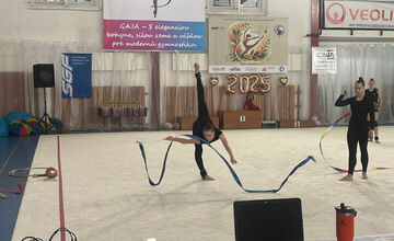 Mladé gymnastky si počas víkendu zmerali sily s Maďarkami, Poľkami aj Ukrajinkami