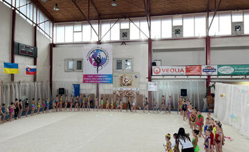 Mladé gymnastky si počas víkendu zmerali sily s Maďarkami, Poľkami aj Ukrajinkami