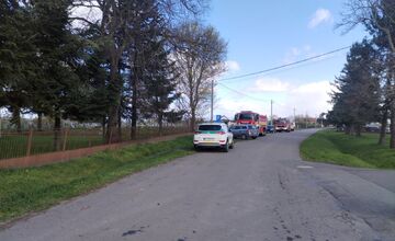 FOTO: Požiar kostolnej veže vo Vysokej nad Uhom