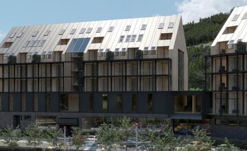 FOTO: Zo Slalomu luxus: V Mlynkoch vyrastie nový apartmánový komplex