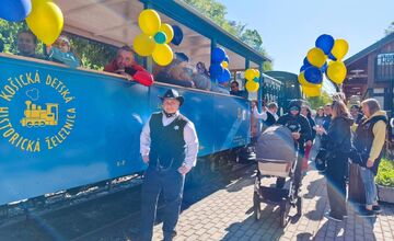 FOTO: Košická Detská železnica odštartovala ďalšiu sezónu. Krásna akcia rozžiarila očká malých aj veľkých