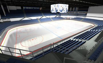 FOTO: Vizualizácia zrekonštruovaného zimného štadióna v Spišskej Novej Vsi