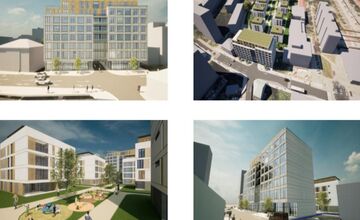 FOTO: Na Alvinczyho ulici má vyrásť 10 obytných domov