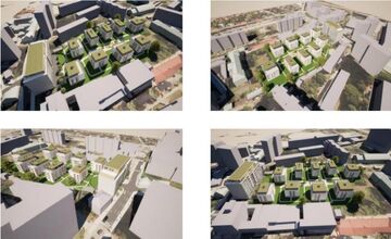 FOTO: Na Alvinczyho ulici má vyrásť 10 obytných domov