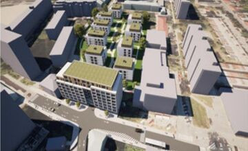 FOTO: Na Alvinczyho ulici má vyrásť 10 obytných domov