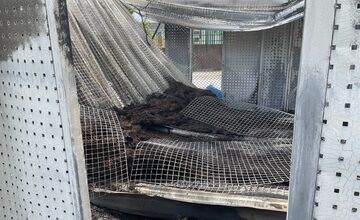 FOTO: Na Terase zhorelo kontajnerovisko až do tla