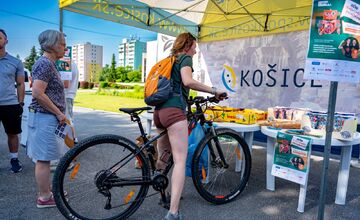 FOTO: Cykloraňajky pred košickým magistrátom