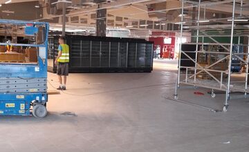 FOTO: Výstavba Obchodného centra Košice, Pri Hati