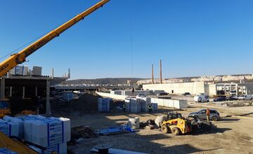 FOTO: Výstavba Obchodného centra Košice, Pri Hati