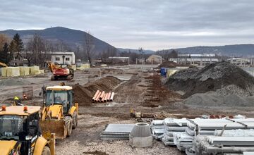 FOTO: Výstavba Obchodného centra Košice, Pri Hati